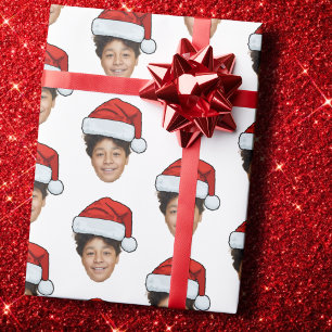 Papel De Presente Presente de Natal com Foto Personalizada no Chapéu
