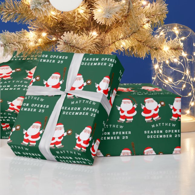 Papel De Presente Presente de Natal Criativo de Beisebol (Feriados)