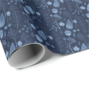 Papel De Presente Presente de Natal da Ice Blue Tree Botanicals