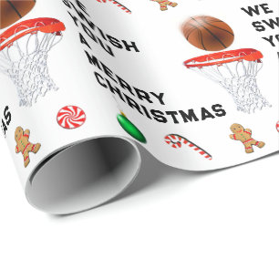 Papel De Presente Presente de Natal de Basquete