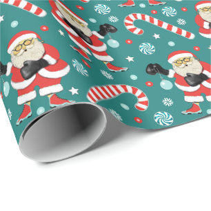 Papel De Presente Presente de Natal de Boxe