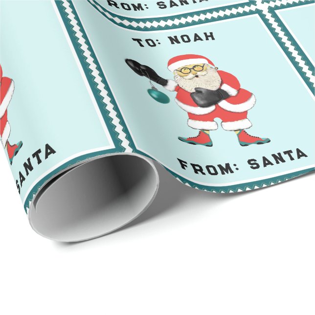 Papel De Presente Presente de Natal de Boxe Personalizado (Ponta do rolo)