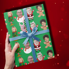 Papel De Presente Presente de Natal de Foto Personalizada Engraçado