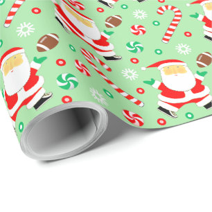 Papel De Presente Presente de Natal de Futebol