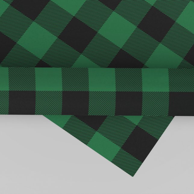 Papel De Presente Presente de Natal de Padrão de Xadrez de Buffalo V (Criador carregado)