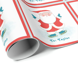 Papel De Presente Presente de Natal De Pé De Gelo