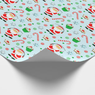 Papel De Presente Presente de Natal de Pesca