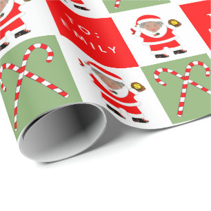 Papel De Presente Presente de Natal de Softbol Feminino