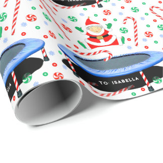 Papel De Presente Presente de Natal de Trampolim