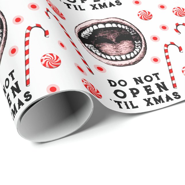 Papel De Presente Presente de Natal Dentist (Ponta do rolo)