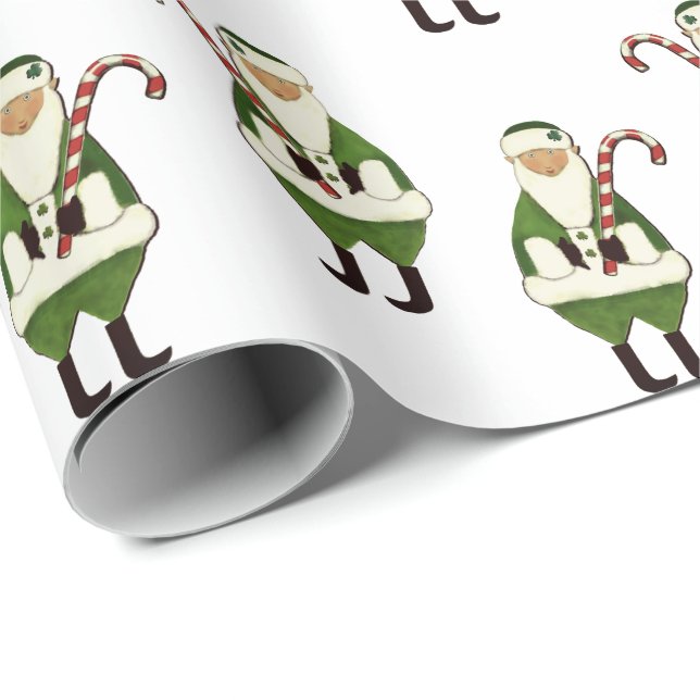 Papel De Presente Presente de Natal irlandês (Ponta do rolo)