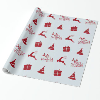 Papel De Presente Presente de natal moderno e mínimo de inverno