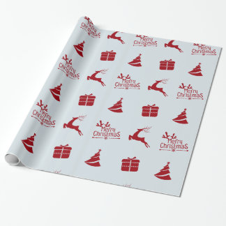 Papel De Presente Presente de natal moderno e mínimo de inverno