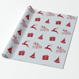 Papel De Presente Presente de natal moderno e mínimo de inverno