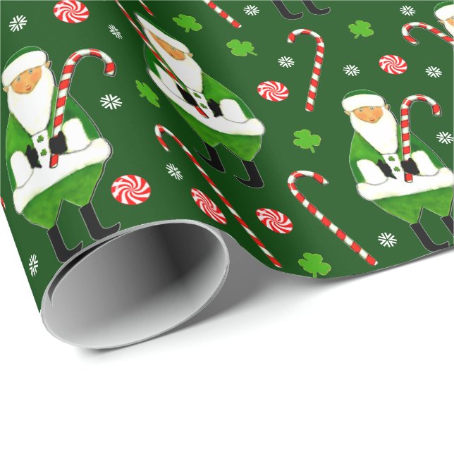 Papel De Presente Presente de Natal na Irlanda (Ponta do rolo)