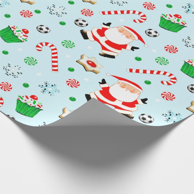 Papel De Presente Presente de Natal no Futebol (Ponta)