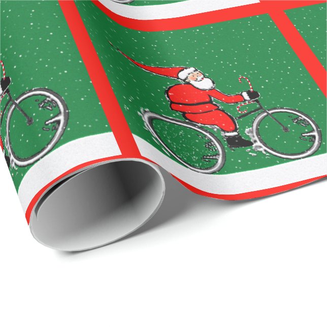 Papel De Presente Presente de Natal para Ciclista (Ponta do rolo)