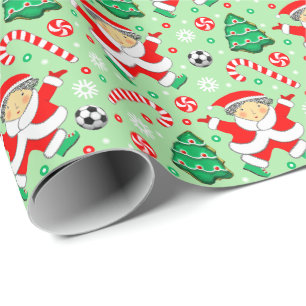 Papel De Presente Presente de Natal para Meninas do Futebol