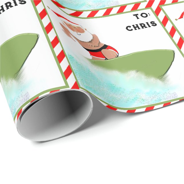 Papel De Presente Presente de Natal Personalizado (Ponta do rolo)