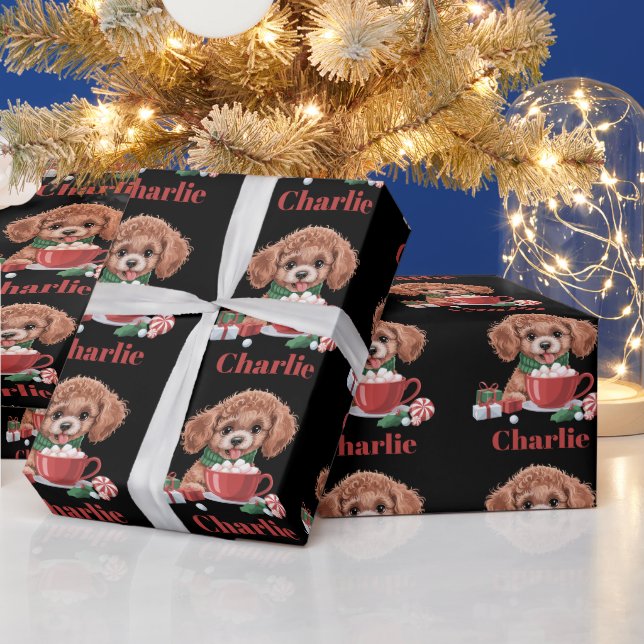Papel De Presente Presente de Natal Personalizado com Nome para Aman (Feriados)