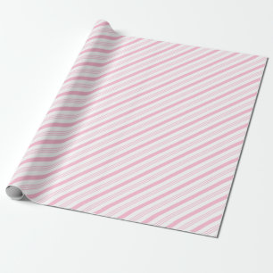Papel De Presente Presente de Pastel, Bebê Suave, Rosa e Stripe Bra