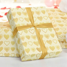 Presente de São Valentim Corações Mínimos Creme Qu