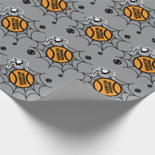 Papel De Presente Presente divertido e assustador para festa de têni
