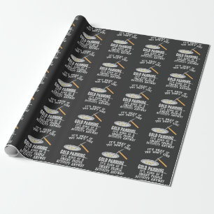 Papel De Presente Presente Dourado de Panning - Mineiro Engraçado d