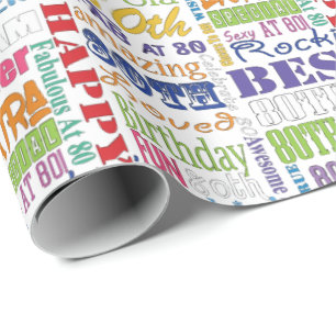 Papel De Presente Presente Exclusivo E Especial De Festa de aniversá