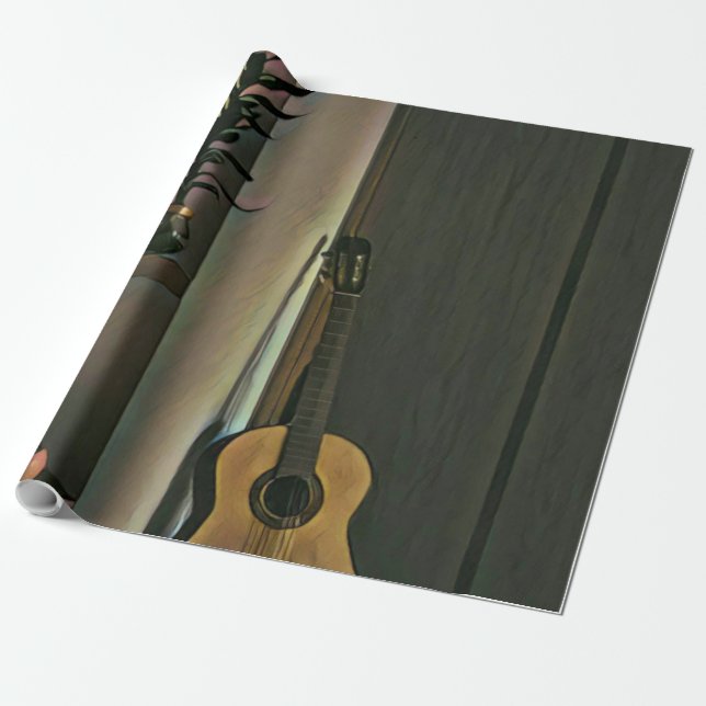 Papel De Presente presente guitarrista legal (Desenrolado)