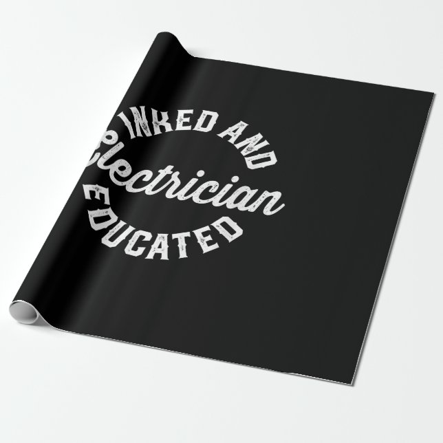 Papel De Presente Presente Inmed E Educado Por Médico (Desenrolado)