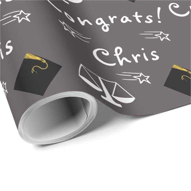 Papel De Presente Presente na Faculdade de Direito (Ponta do rolo)