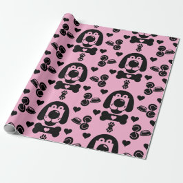 Papel De Presente Presente no cão