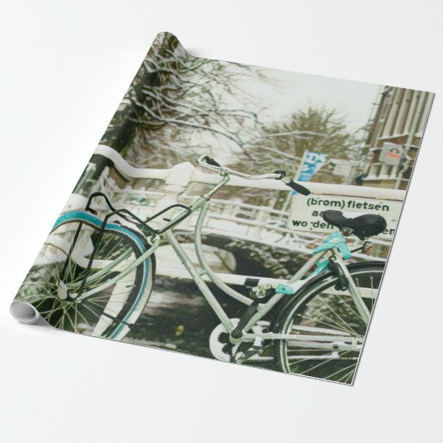 Papel De Presente Presente para amante de ciclismo (Desenrolado)