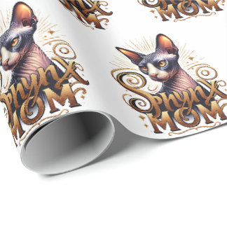 Papel De Presente Presente para Mãe de Gato Sphynx