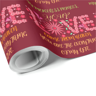 PAPEL DE PRESENTE PRESENTE PARA MÃE, IRMÃ, FILHA, AMIGO, NAMORADA
