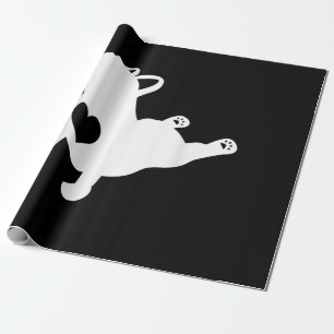Papel De Presente Presente para o Bulldog Yoga Pose Love Heart Worko