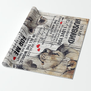 Papel De Presente Presente perfeito personalizado, para a carta do m