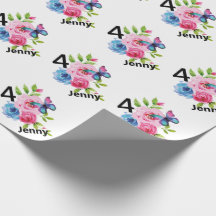 Presente personalizado de aniversário e idade da m