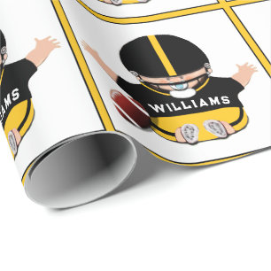 Papel De Presente Presente Personalizado de Futebol de Bebê