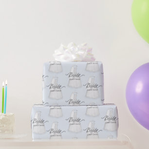 Papel De Presente Presente Personalizado de Vestido de Noiva Vintage