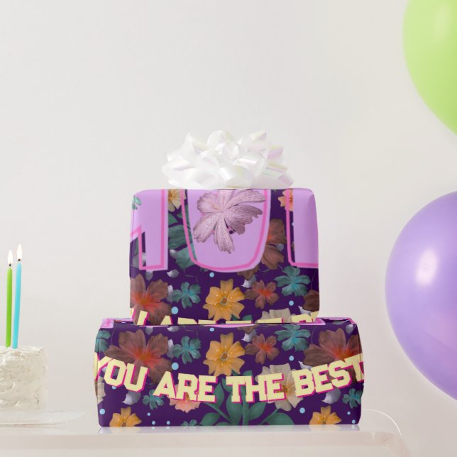 Papel De Presente Presente personalizado e customizado para o dia da (Presentes para festas)