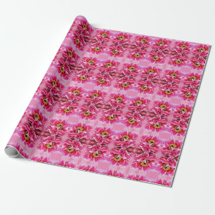Papel De Presente Presente Quebrar Pequim Rosa.