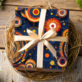 Papel De Presente Presentes afro-americanos Ancara - Tribal Dots Anc