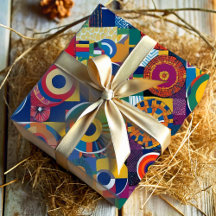 Presentes Afro-Americanos de Patches Geométricas V