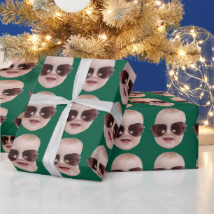 Papel De Presente Presentes de aniversário com foto personalizada do
