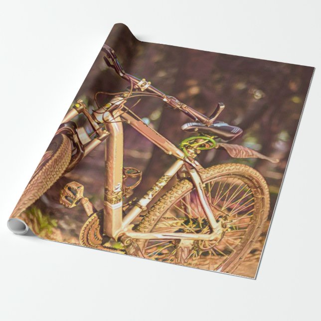 Papel De Presente Presentes de aniversário para amantes de bicicleta (Desenrolado)