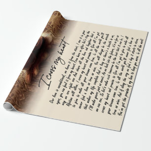 Papel De Presente Presentes de casal Para O Meu Colar Eu Cruzo O M