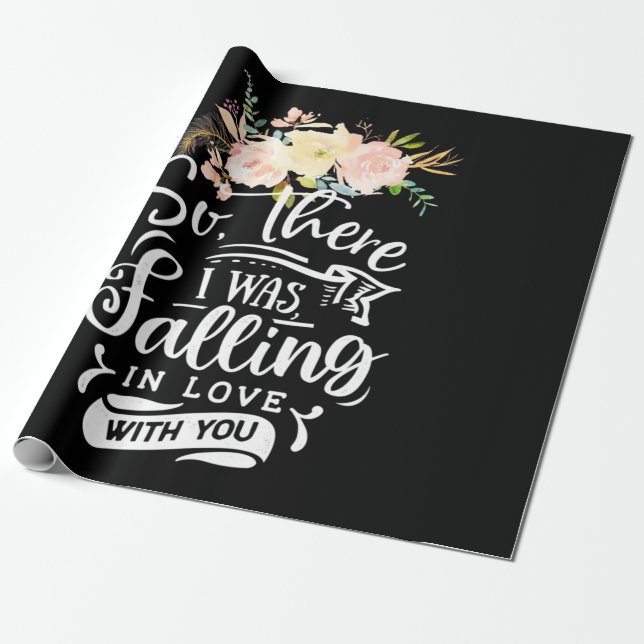 Papel De Presente Presentes de Casamento | Eu Estava Me Apaixonando  (Desenrolado)