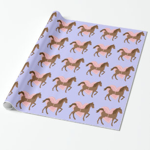 Papel De Presente Presentes de Cavalo e Cavalo, Personalizados